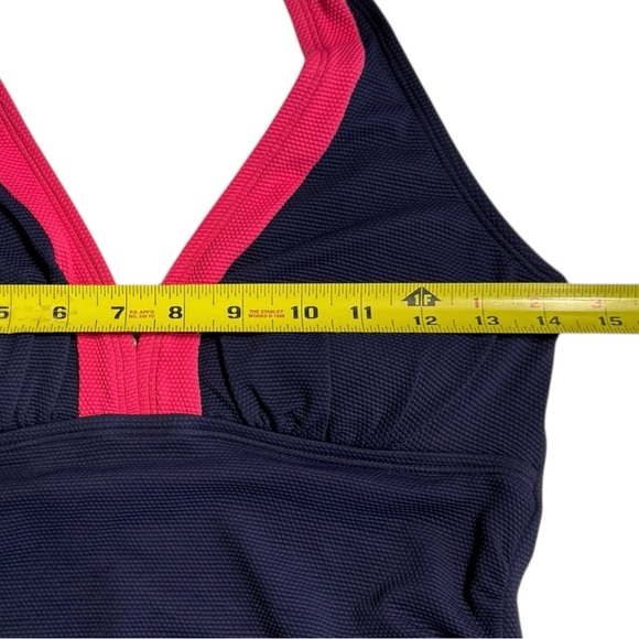 Tommy Bahama Island Cays Colorblock Halter Tankini Top - Picture 12 of 16